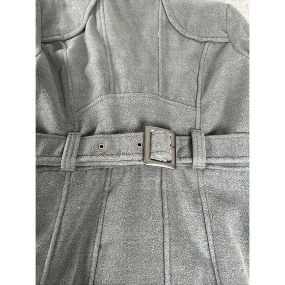 Worthington Coat Sz Small Women's Classic‎ Pea Coat Jacket Gray - Picture 11 of 15